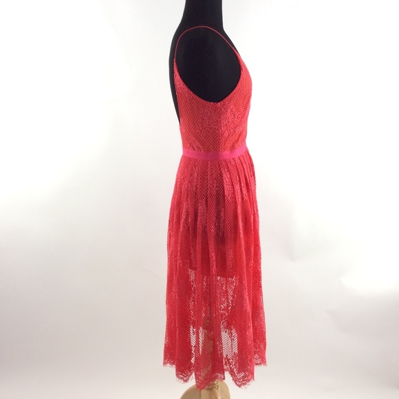 Free People Women's Floral Print Lace Dress - Picture 4 of 6